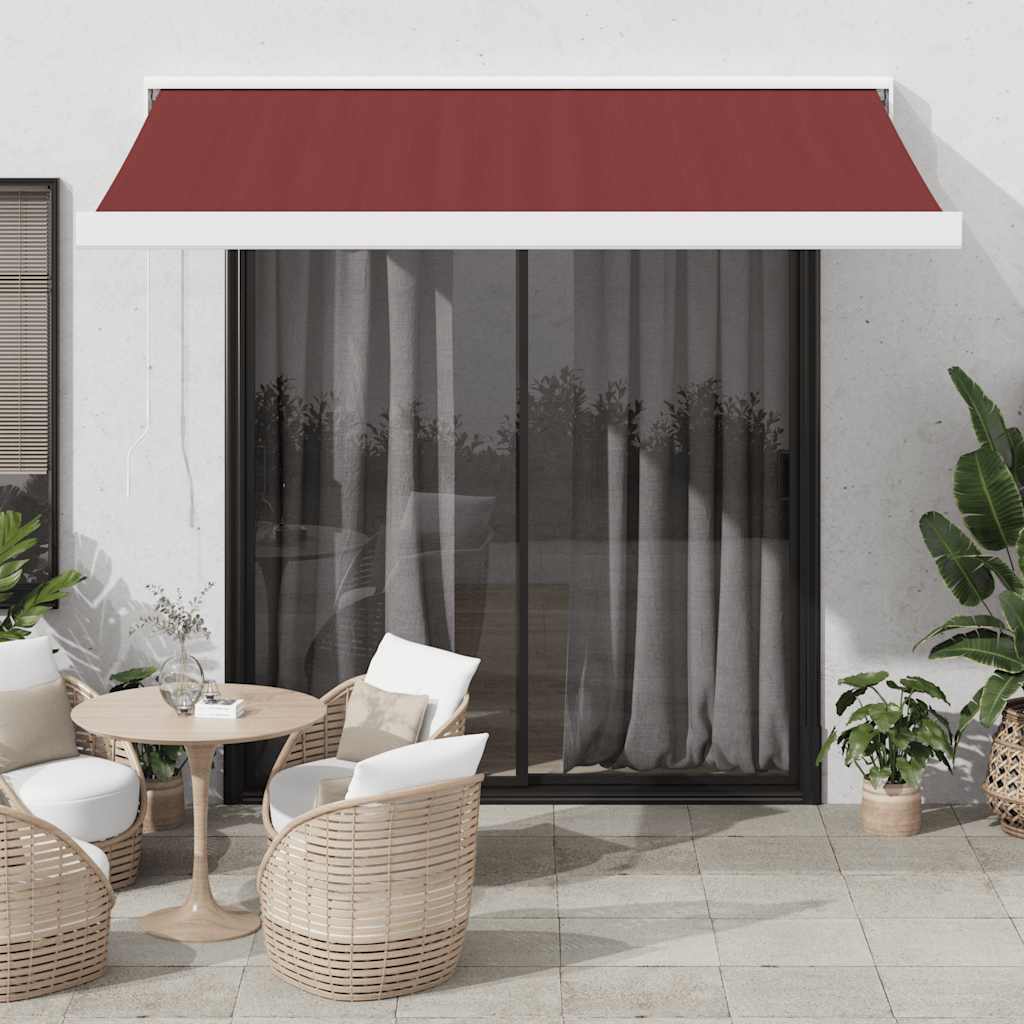 Tenda na automatsko uvlačenje bordo 350x250 cm