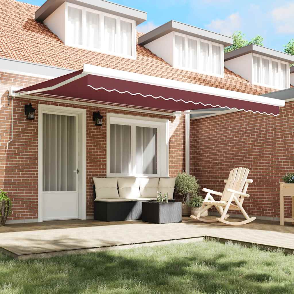 Tenda na automatsko uvlačenje bordo 400 x 300 cm