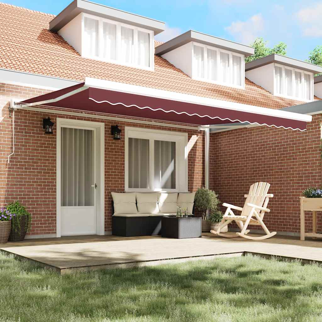 Tenda na automatsko uvlačenje bordo 450 x 300 cm