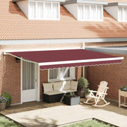 Tenda na automatsko uvlačenje bordo 450 x 300 cm