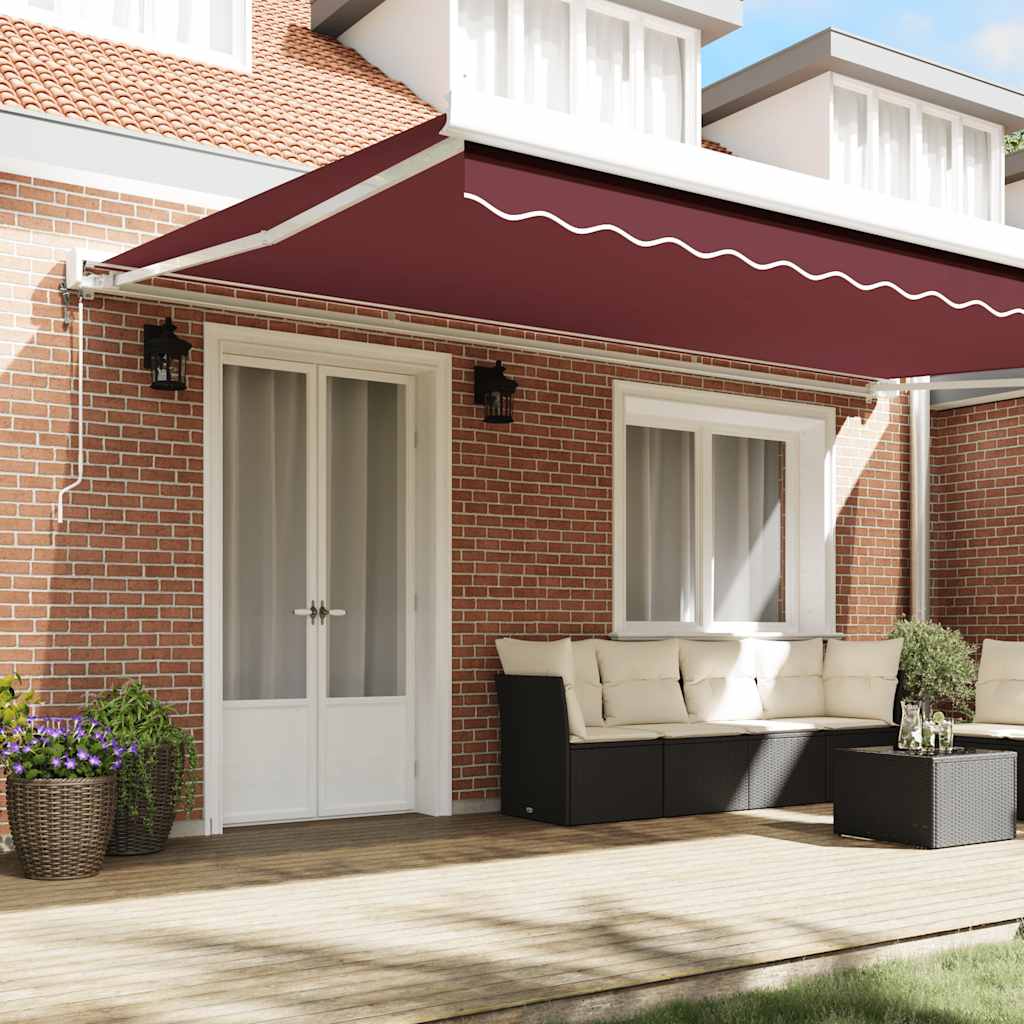 Tenda na automatsko uvlačenje bordo 500 x 300 cm