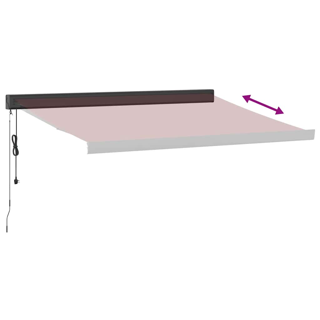 Tenda na automatsko uvlačenje bordo 350x250 cm