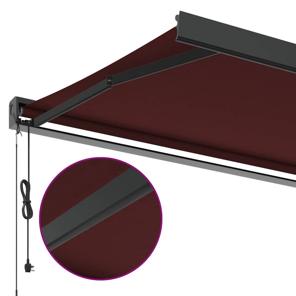 Tenda na automatsko uvlačenje bordo 350x250 cm