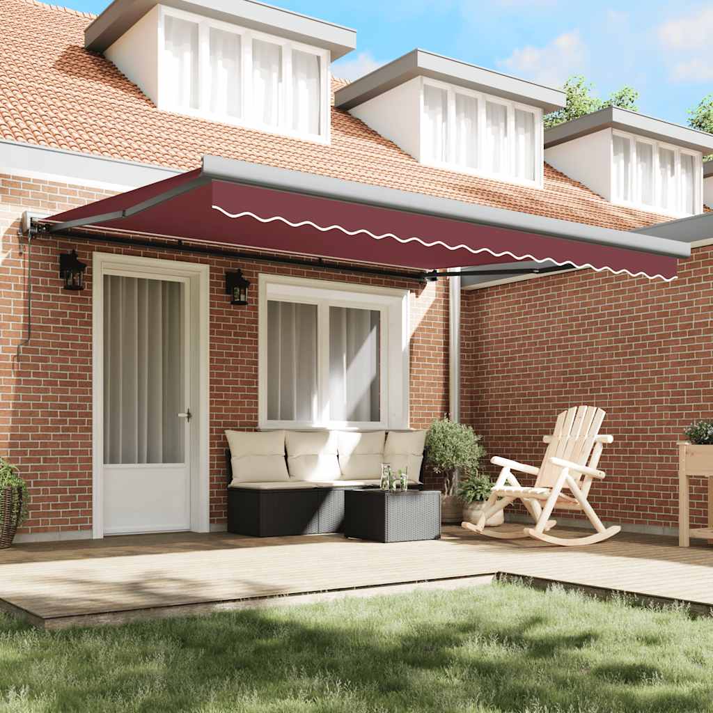 Tenda na automatsko uvlačenje bordo 400 x 300 cm