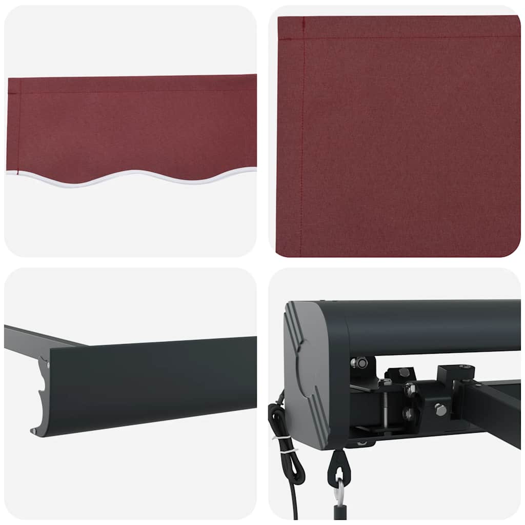 Tenda na automatsko uvlačenje bordo 450 x 300 cm