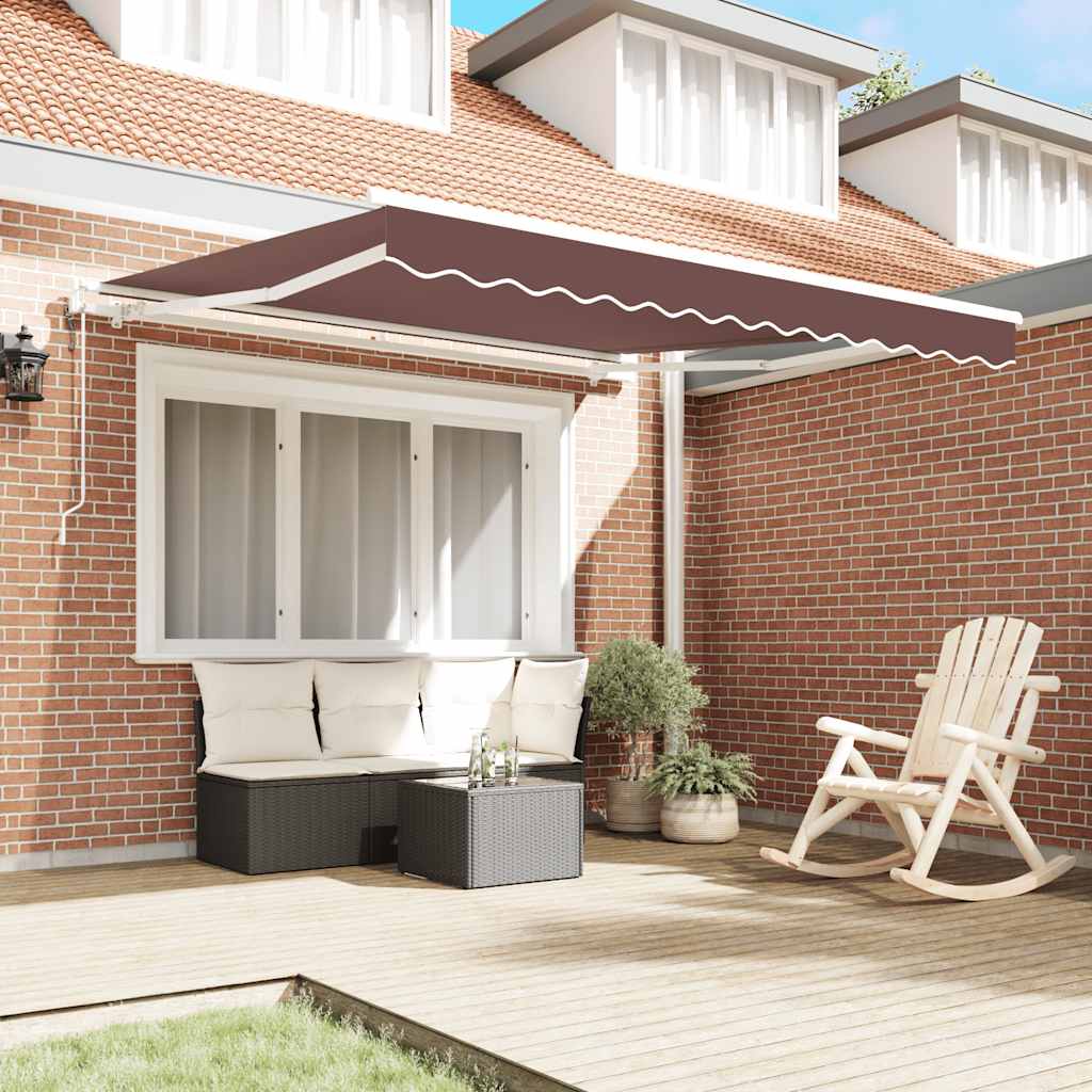 Tenda na automatsko uvlačenje smeđa 300 x 250 cm