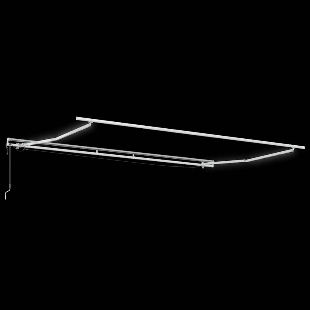 Tenda na automatsko uvlačenje s LED smeđa 450 x 300 cm