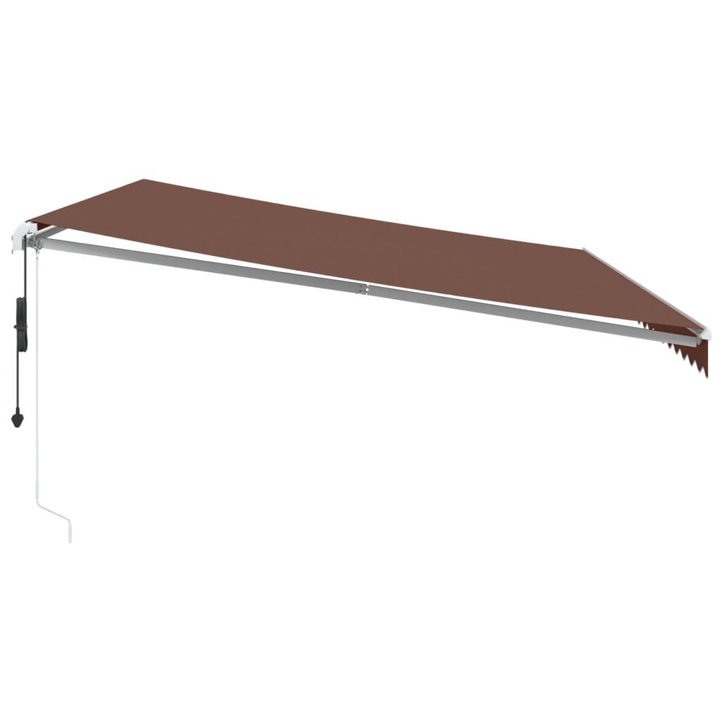 Tenda na automatsko uvlačenje smeđa 500x350 cm