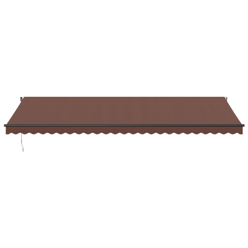 Tenda na automatsko uvlačenje s LED smeđa 600 x 350 cm