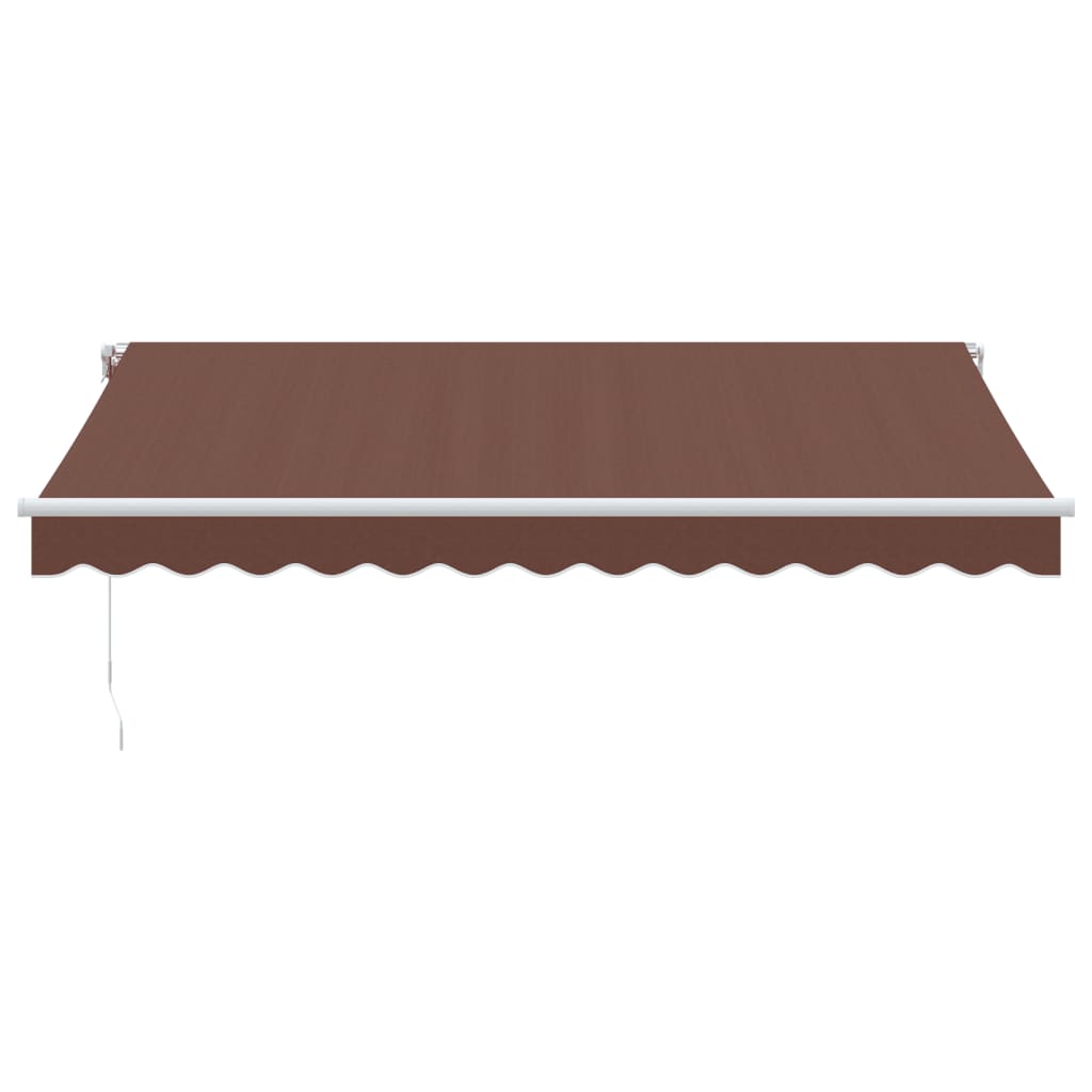 Tenda na ručno uvlačenje smeđa 350 x 250 cm