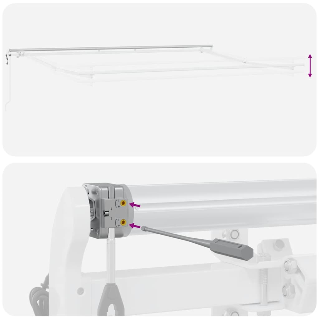 Tenda na automatsko uvlačenje smeđa 400 x 300 cm