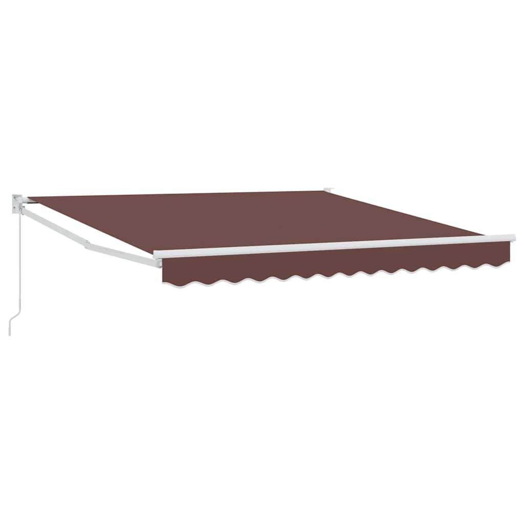 Tenda na ručno uvlačenje smeđa 300 x 250 cm