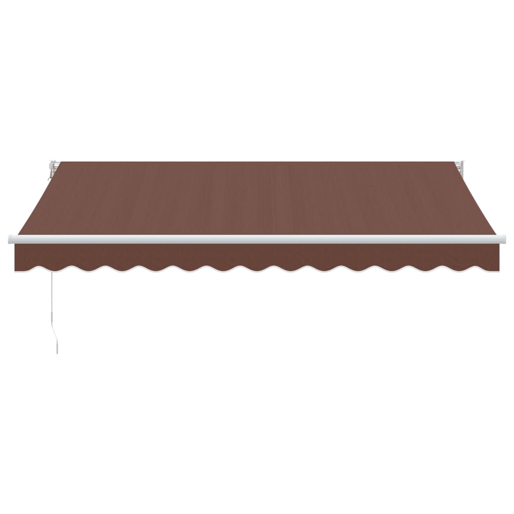 Tenda na ručno uvlačenje smeđa 350 x 250 cm