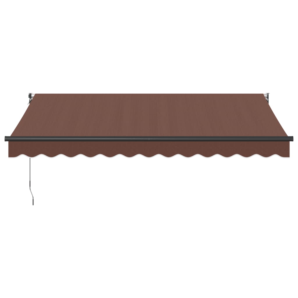 Tenda na ručno uvlačenje smeđa 350 x 250 cm
