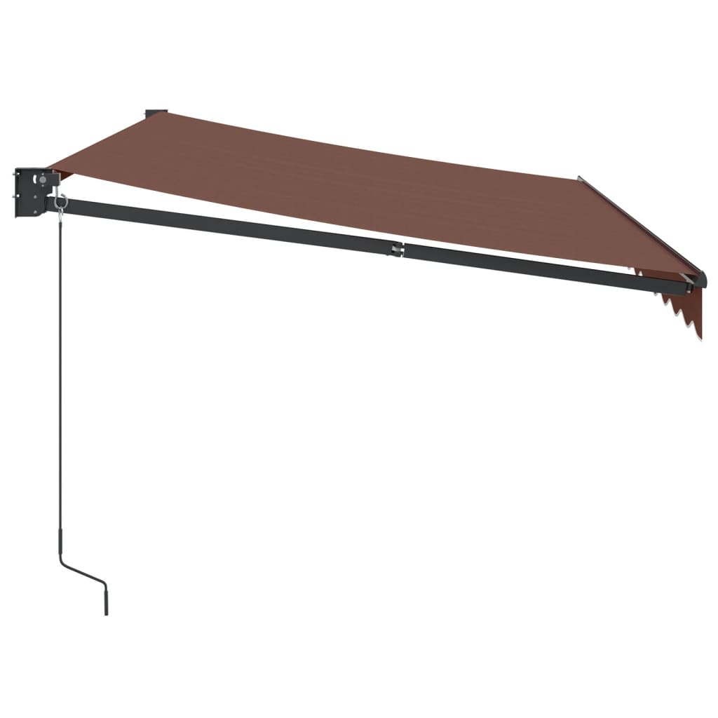 Tenda na ručno uvlačenje smeđa 350 x 250 cm
