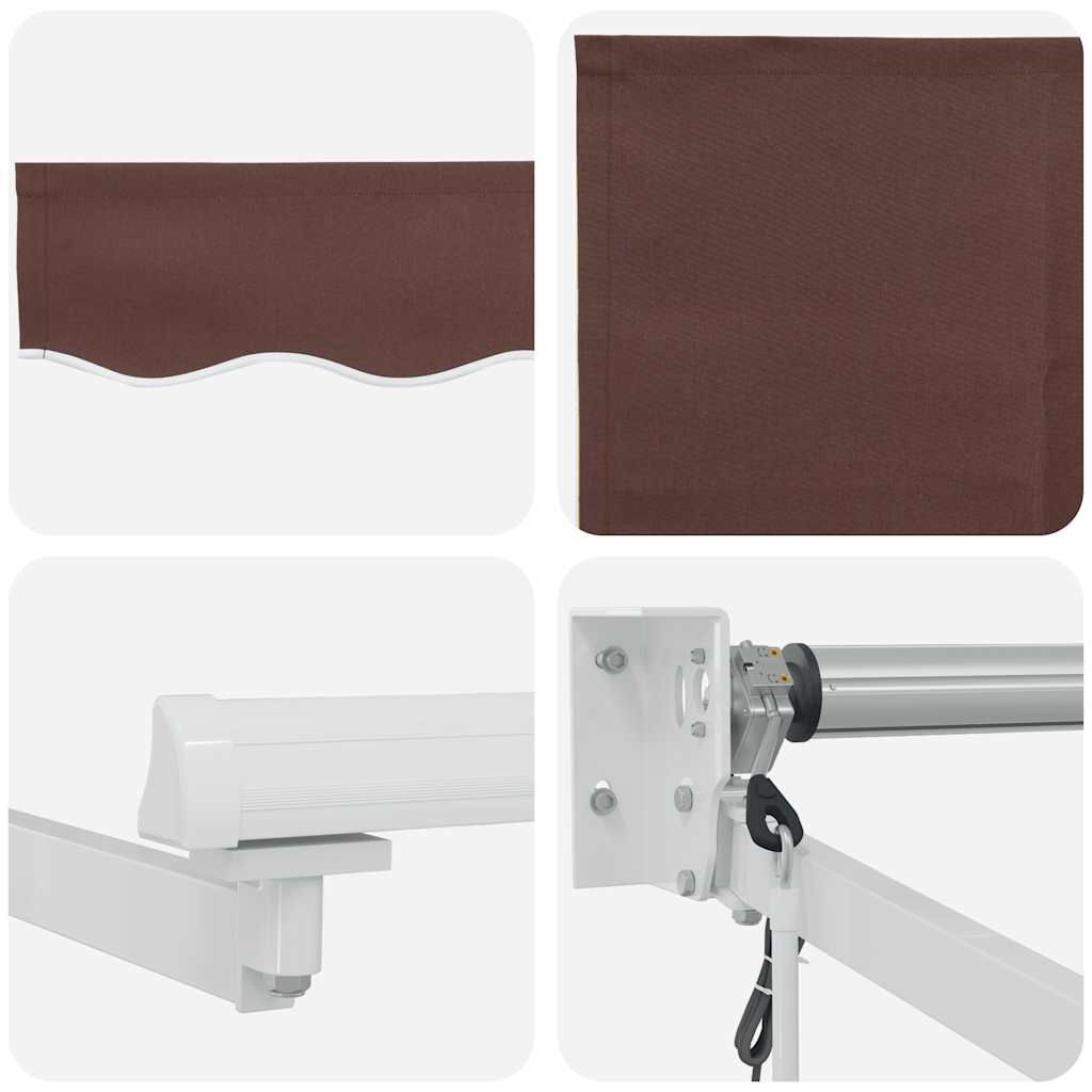 Tenda na automatsko uvlačenje smeđa 300 x 250 cm