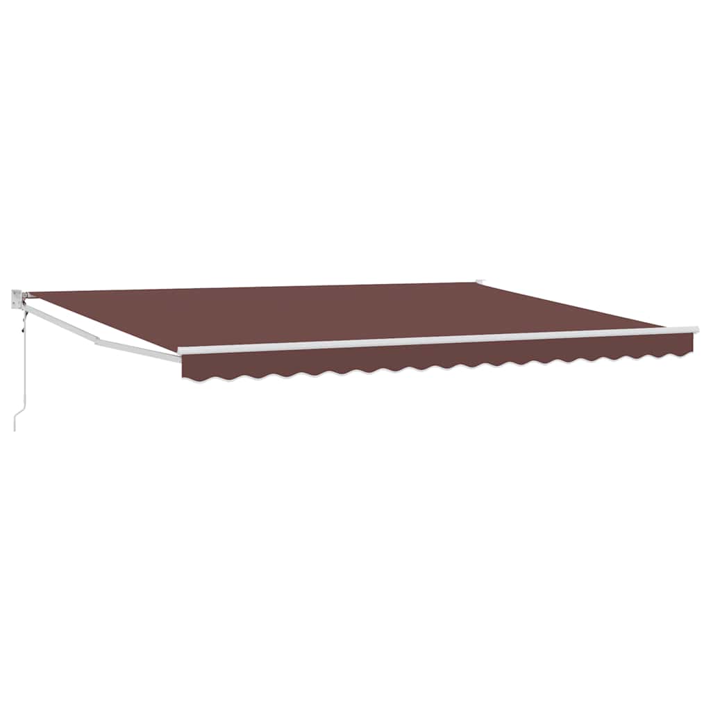 Tenda na automatsko uvlačenje smeđa 450 x 300 cm