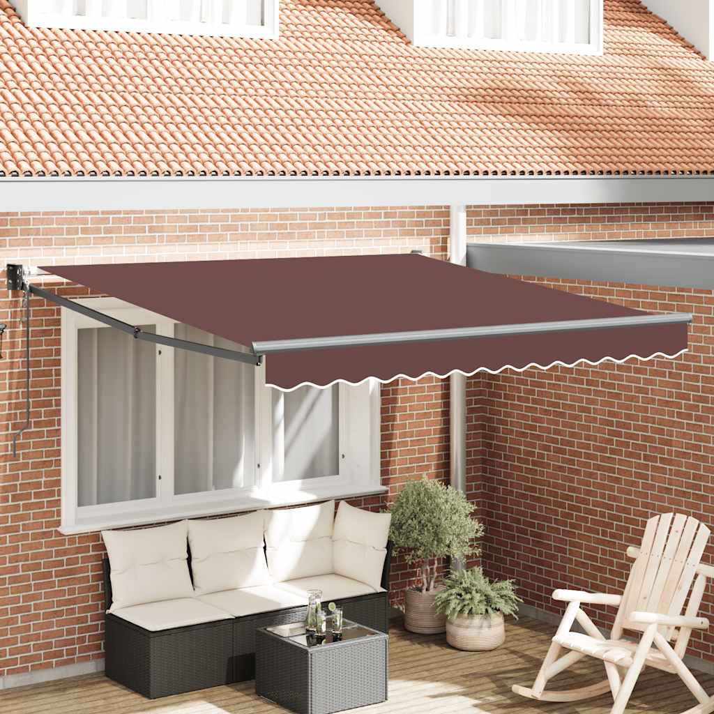 Tenda na automatsko uvlačenje smeđa 300 x 250 cm