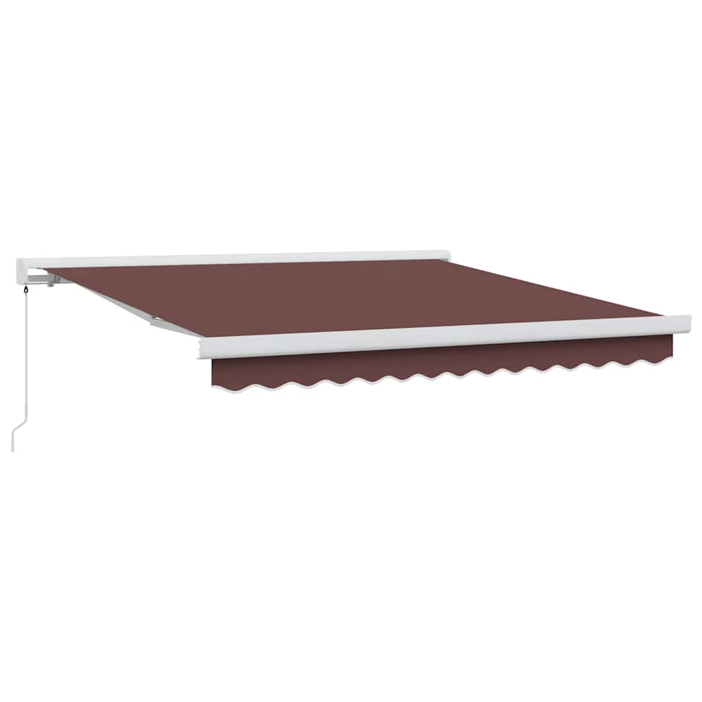 Tenda na ručno uvlačenje smeđa 300 x 250 cm
