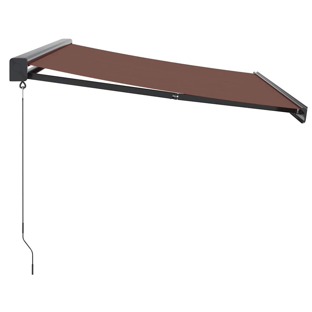 Tenda na ručno uvlačenje smeđa 350 x 250 cm