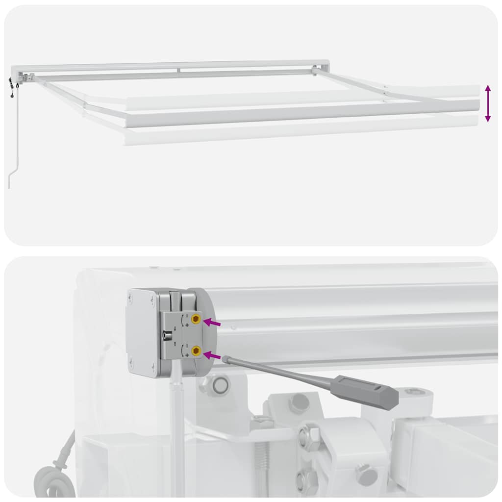 Tenda na automatsko uvlačenje smeđa 300 x 250 cm