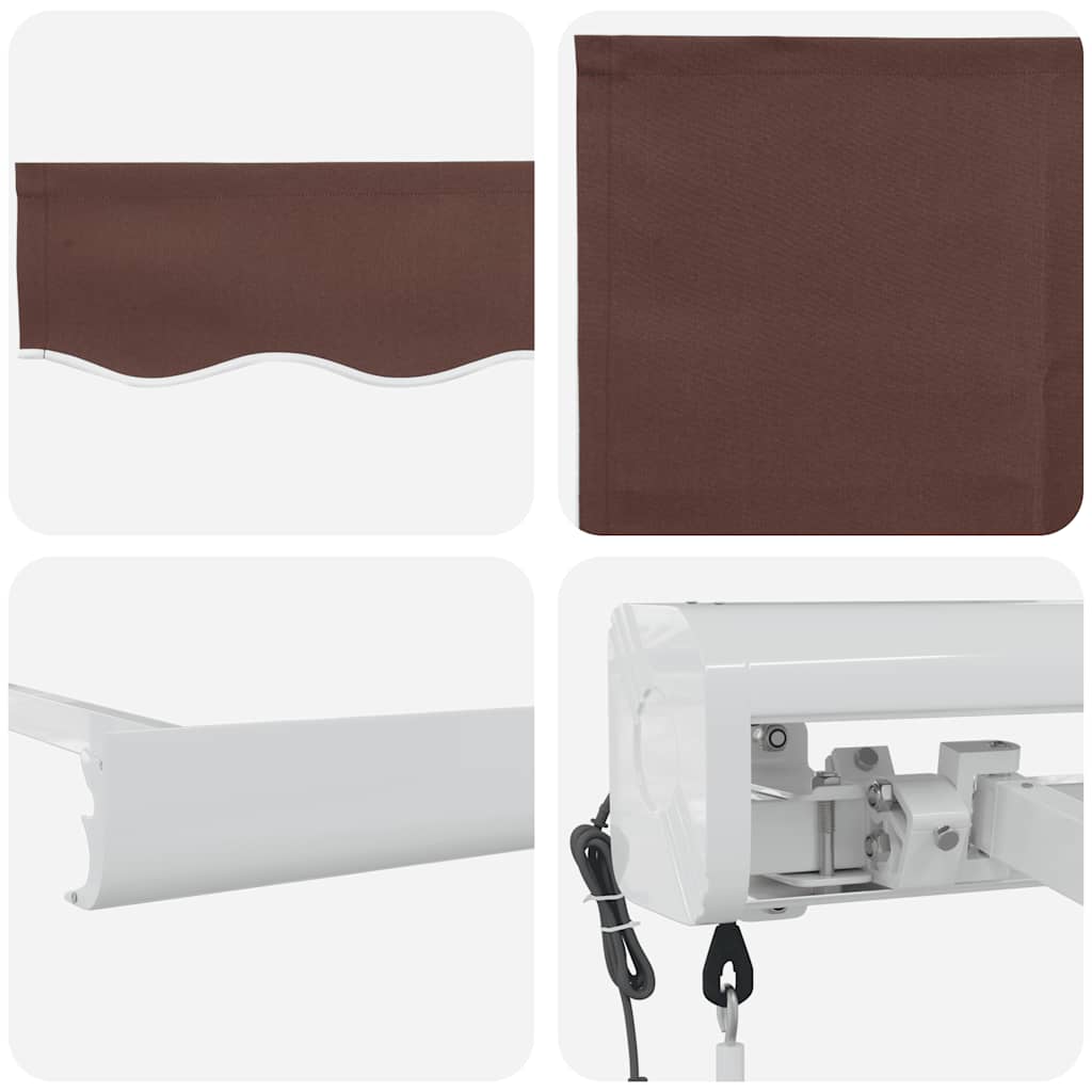 Tenda na automatsko uvlačenje smeđa 300 x 250 cm