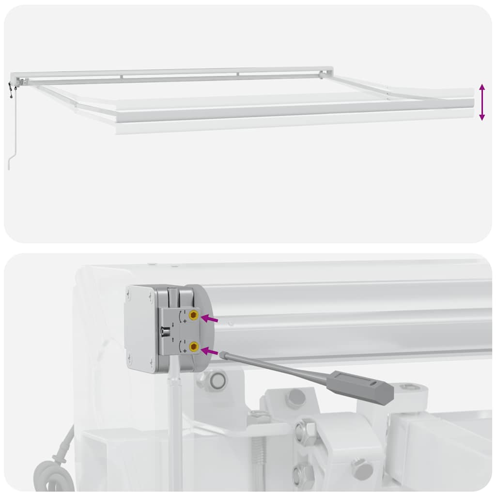 Tenda na automatsko uvlačenje smeđa 450 x 300 cm