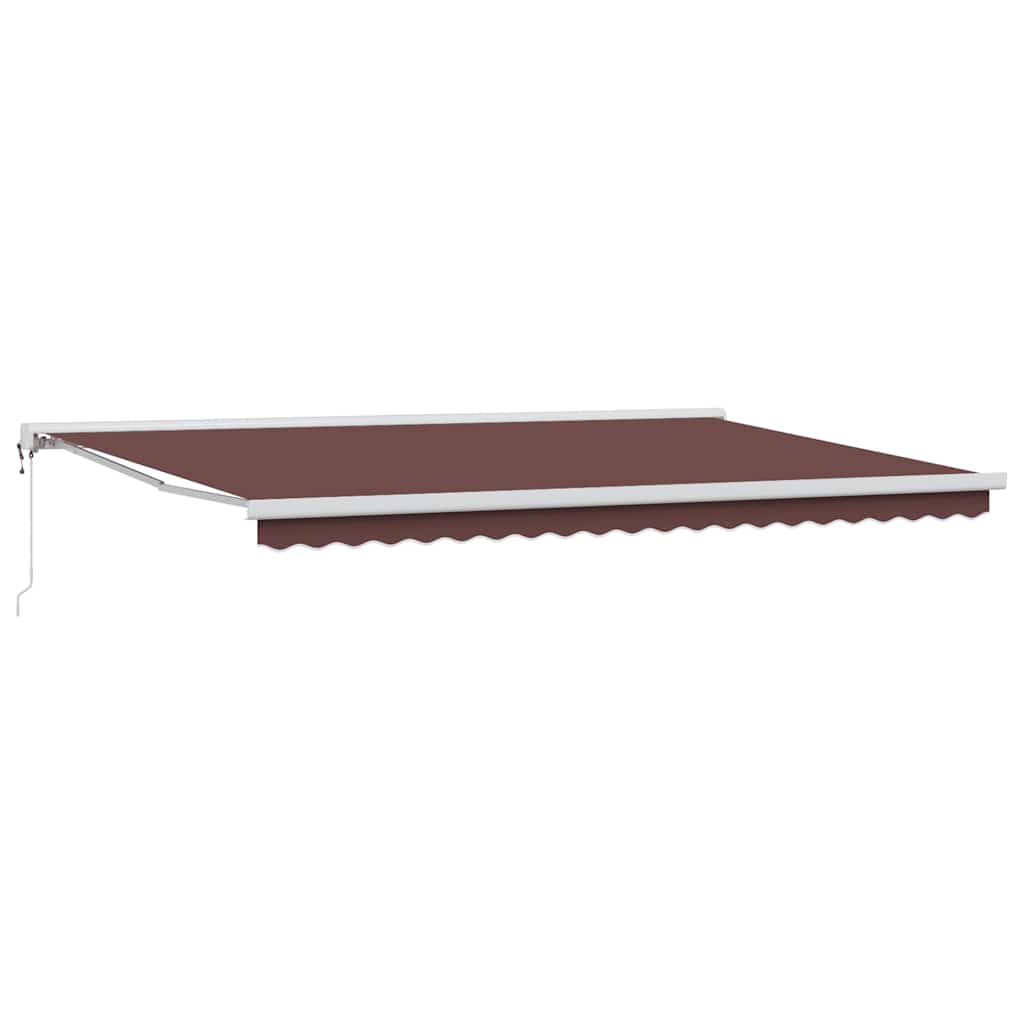 Tenda na automatsko uvlačenje smeđa 500 x 300 cm