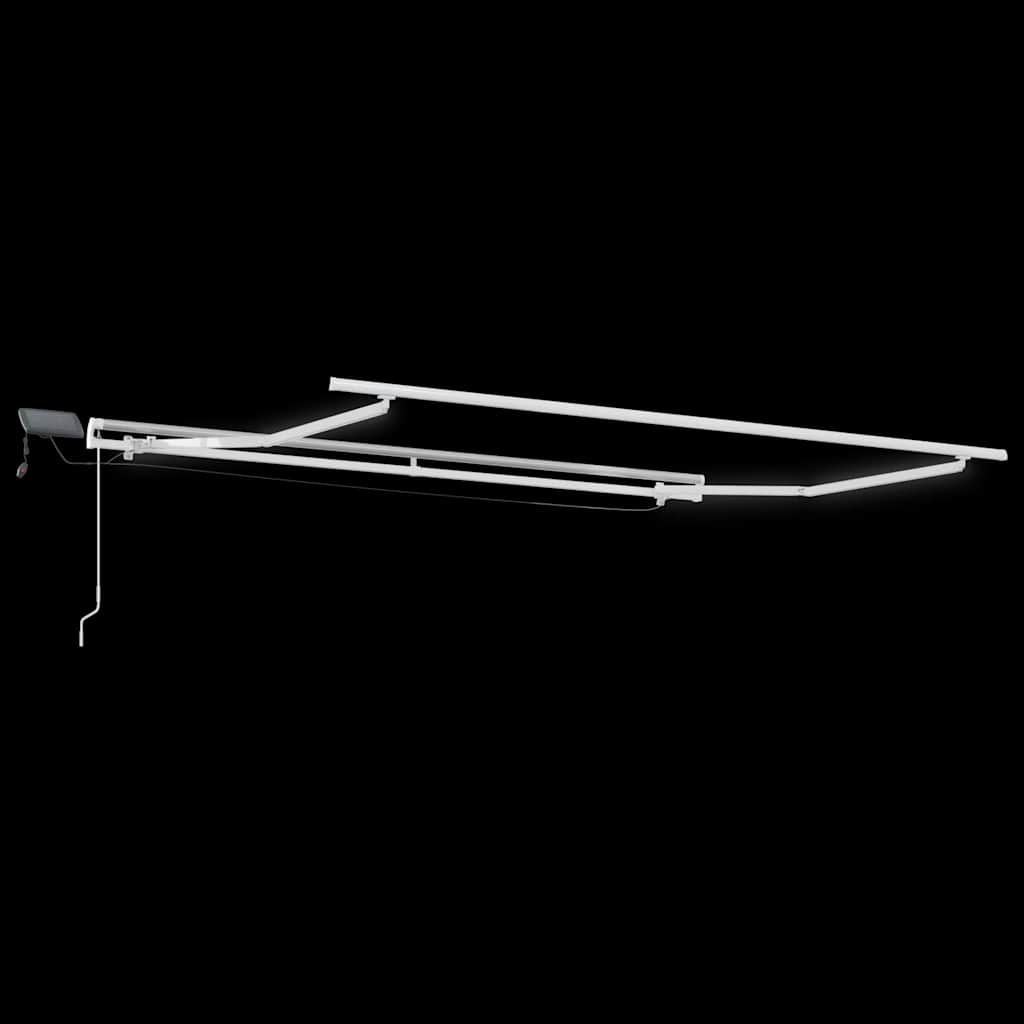 Tenda na ručno uvlačenje LED antracit i bijela 300 x 250 cm