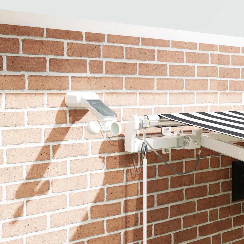 Tenda na automatsko uvlačenje LED antracit i bijela 450x300 cm