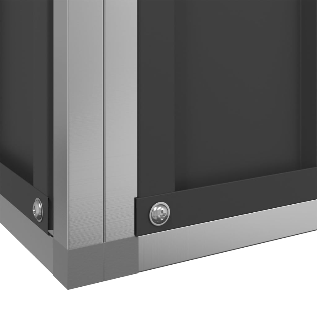 Kavez za ptice s produžetkom srebrni 830x203x216 cm čelični