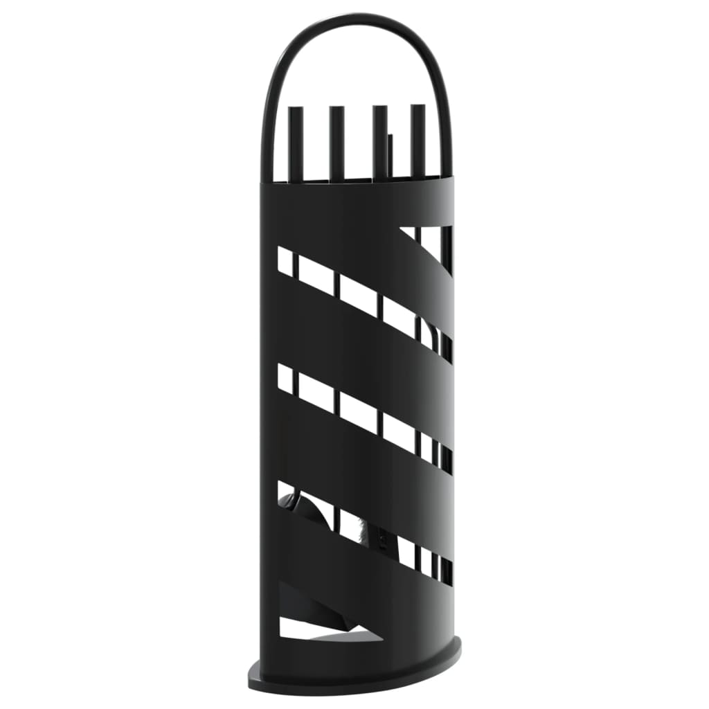 Set alata za kamin od 5 dijelova 23x15x66 cm čelik