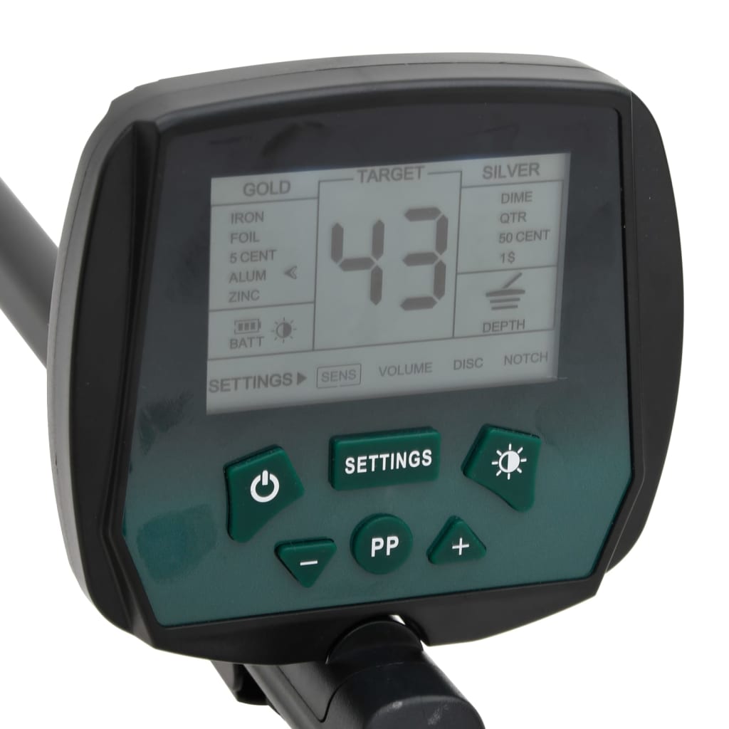 Detektor metala s dubinom pretraživanja 24 cm i LCD zaslonom