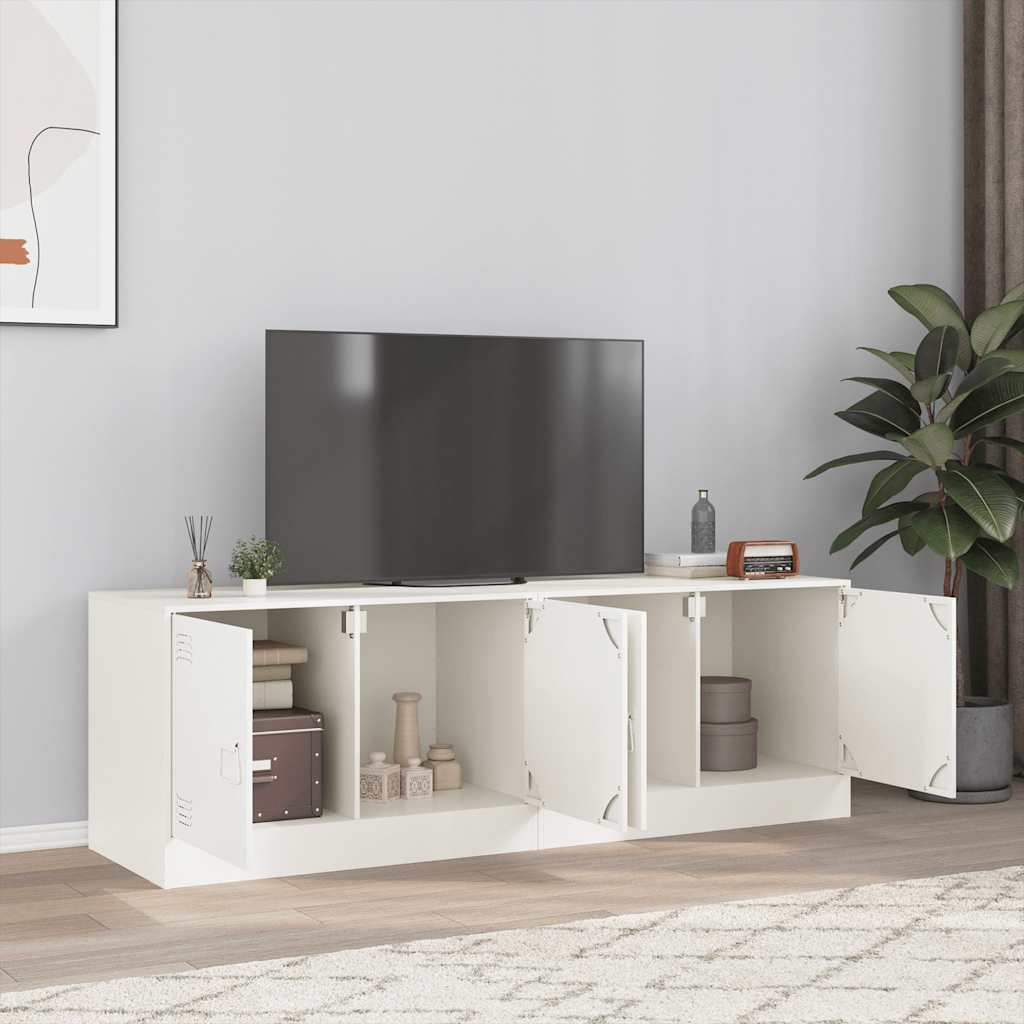 TV ormarići 2 kom bijeli 67 x 39 x 44 cm čelični Bijela