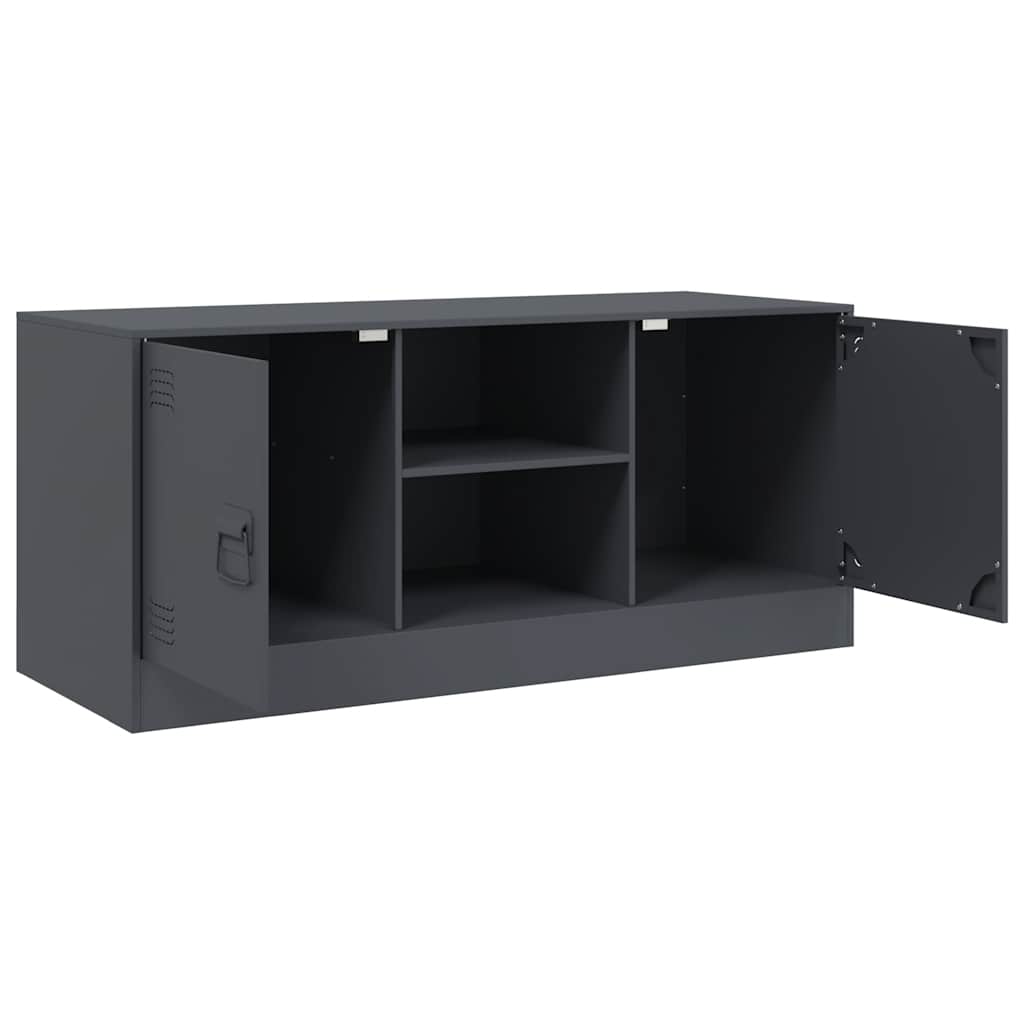 TV ormarić antracit 99 x 39 x 44 cm čelični