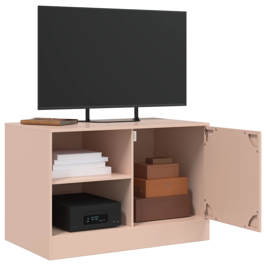 TV ormarić ružičasti 67 x 39 x 44 cm čelični