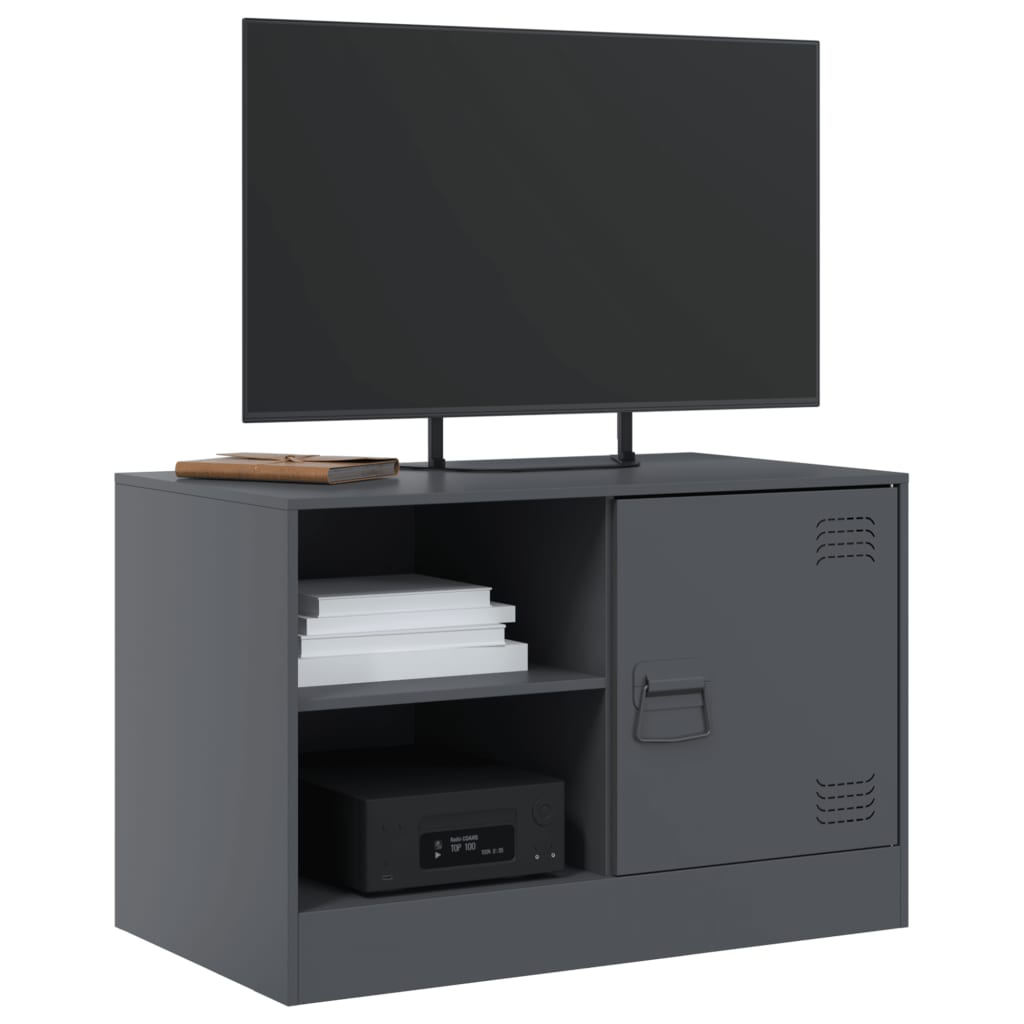 TV ormarić antracit 67 x 39 x 44 cm čelični Antracitno siva