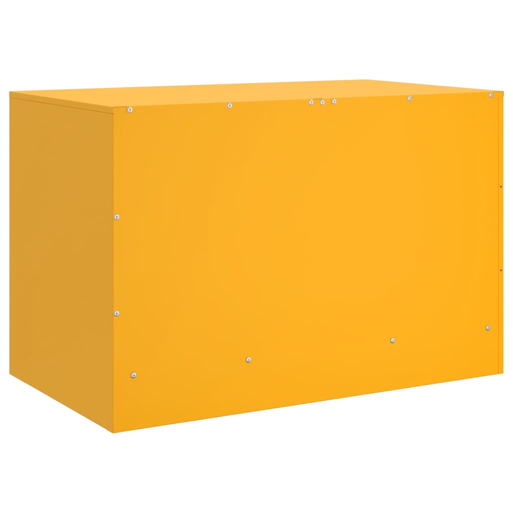 TV ormarići 2 kom boja senfa 67 x 39 x 44 cm čelični