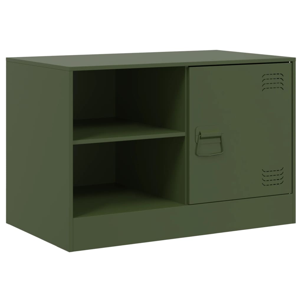 TV ormarić maslinasti 67 x 39 x 44 cm čelični
