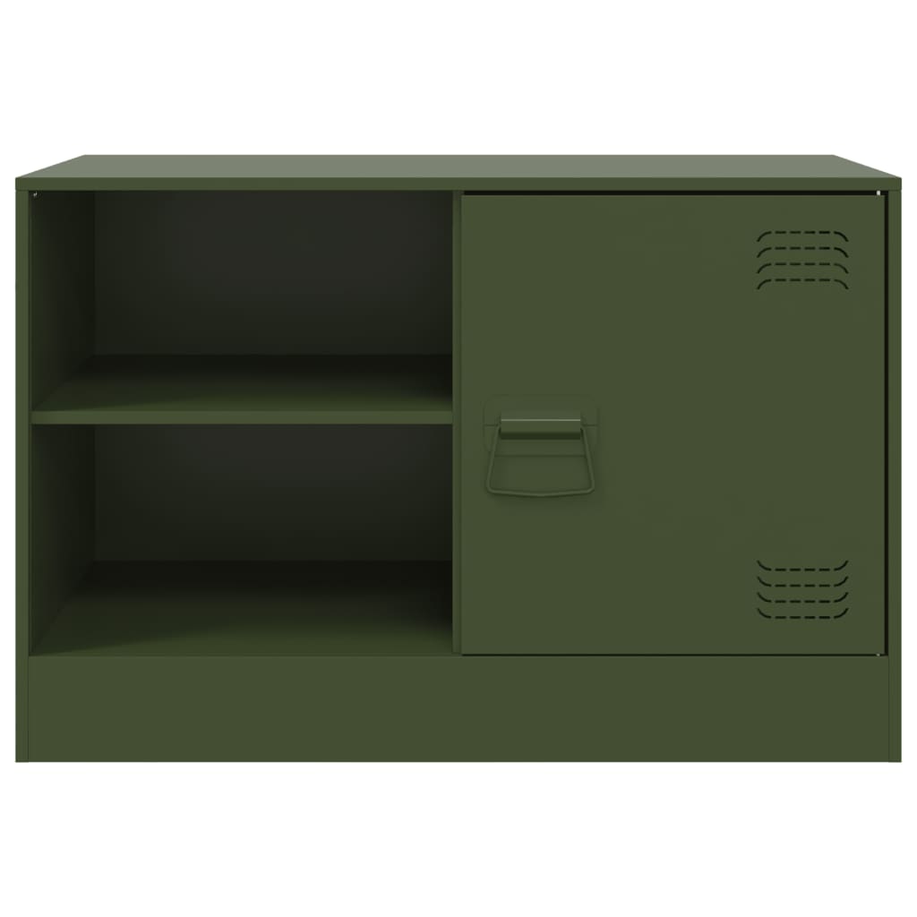 TV ormarić maslinasti 67 x 39 x 44 cm čelični