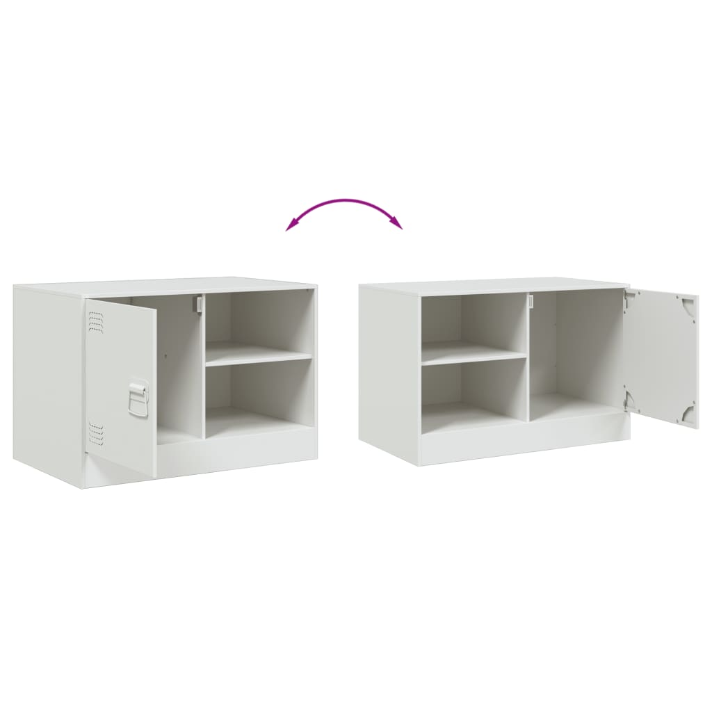 TV ormarići 2 kom bijeli 67 x 39 x 44 cm čelični