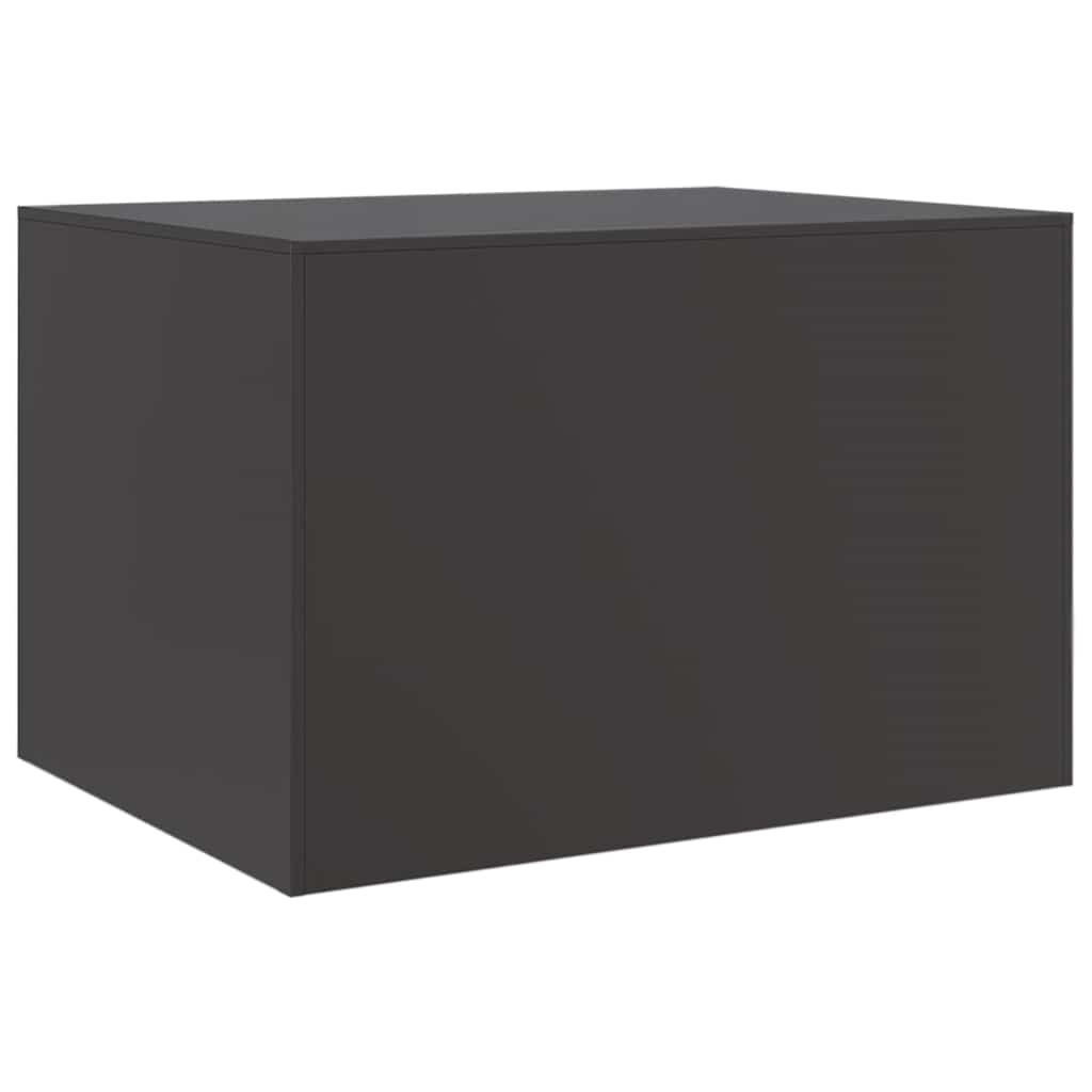Stolić za kavu crni 67 x 50 x 44 cm čelični