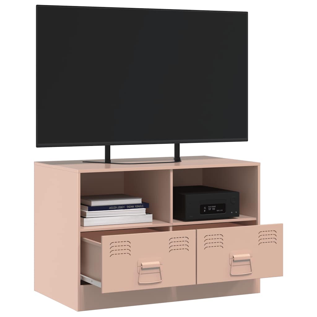 TV ormarić ružičasti 67 x 39 x 44 cm čelični