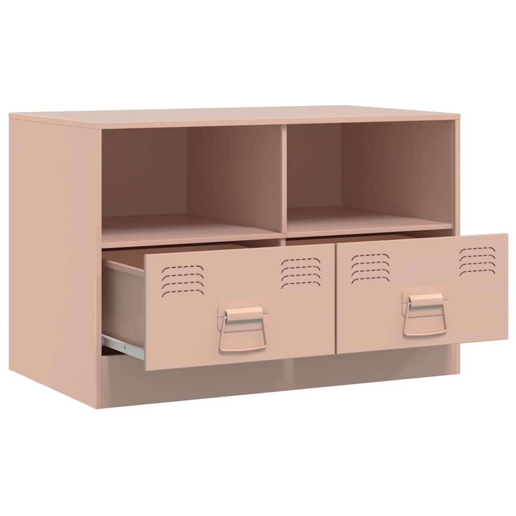 TV ormarići 2 kom ružičasti 67 x 39 x 44 cm čelični