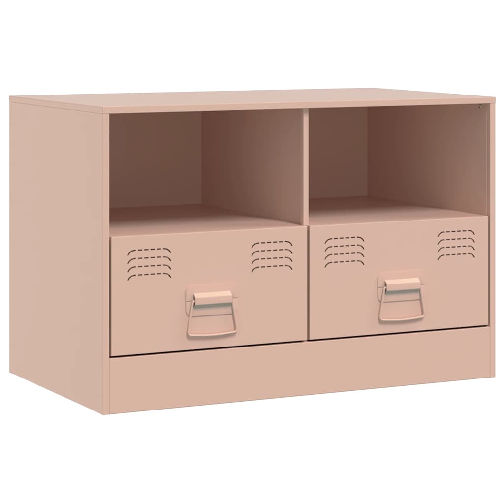 TV ormarići 2 kom ružičasti 67 x 39 x 44 cm čelični