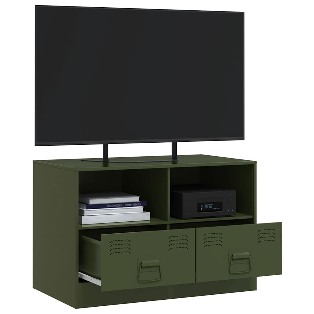 TV ormarić maslinasti 67 x 39 x 44 cm čelični
