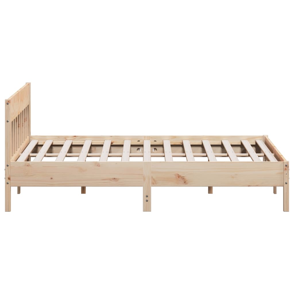 Okvir kreveta bez madraca 180 x 200 cm od masivne borovine