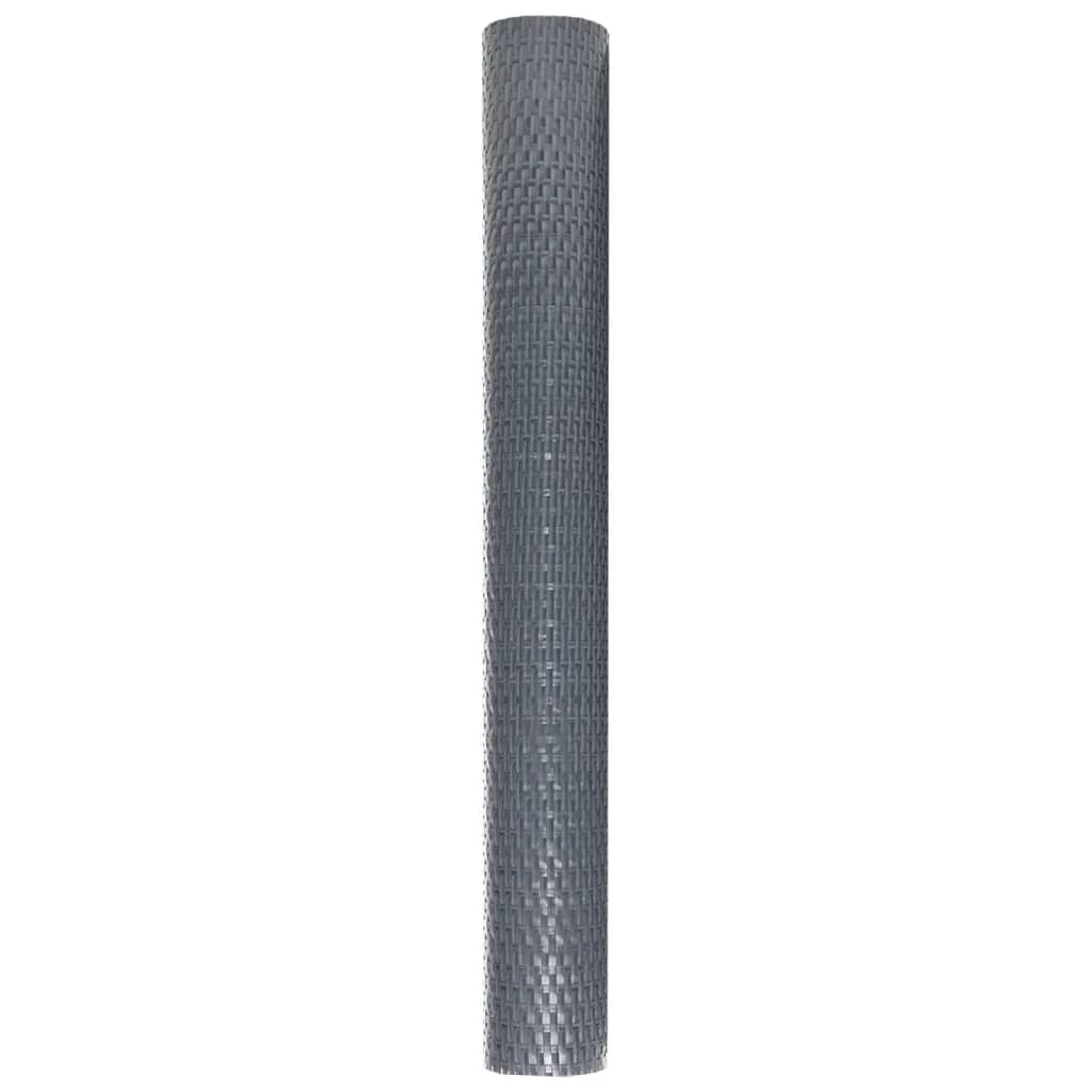 Balkonski zaslon antracit 500 x 90 cm od poliratana