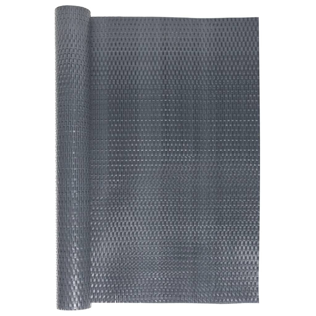 Balkonski zaslon antracit 500 x 100 cm od poliratana