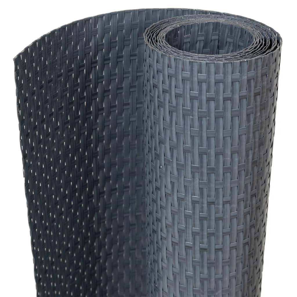 Balkonski zaslon antracit 600 x 90 cm od poliratana